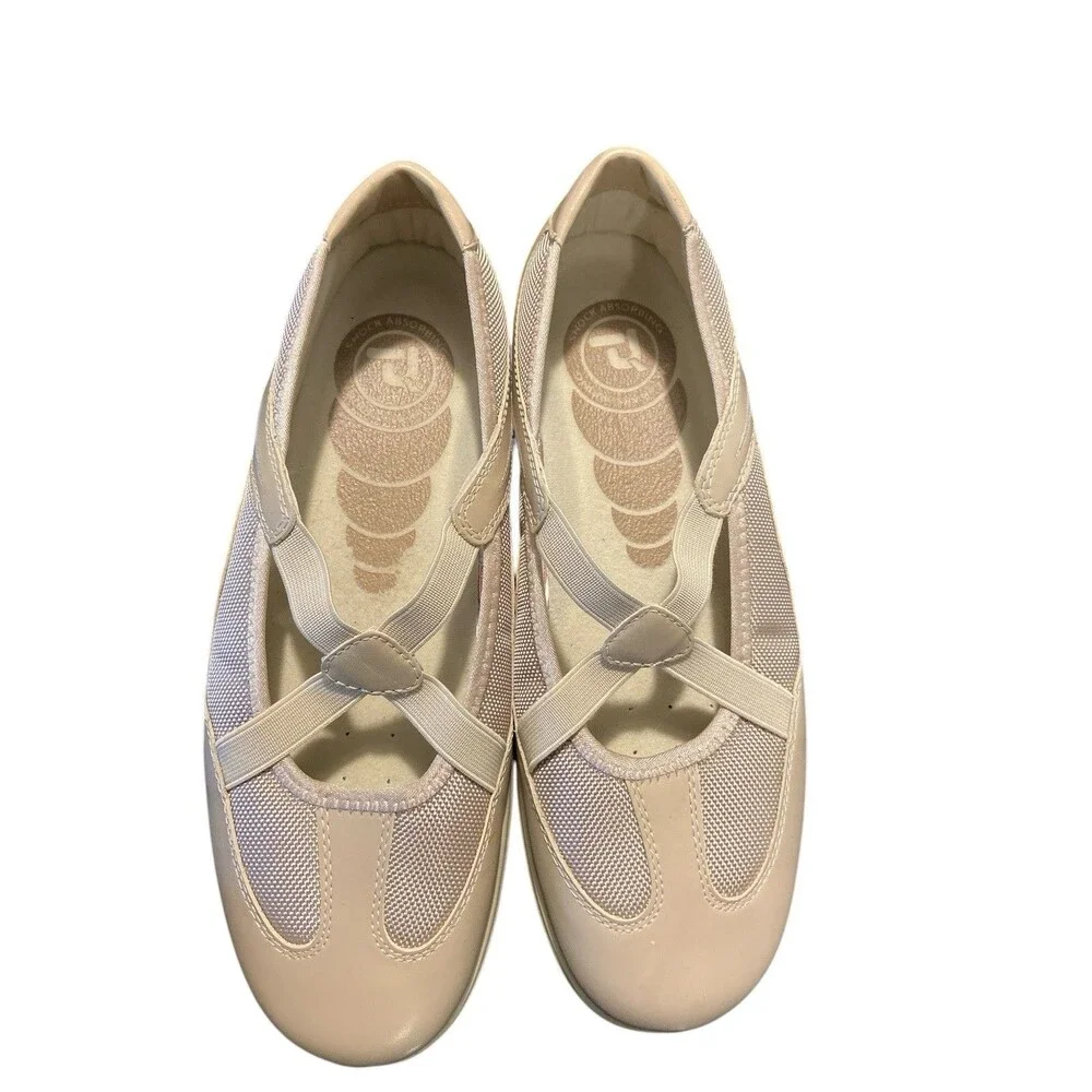 Propet Sapphire Sand Mesh‎ Sneaker W1034 Women's 9.5 Beige